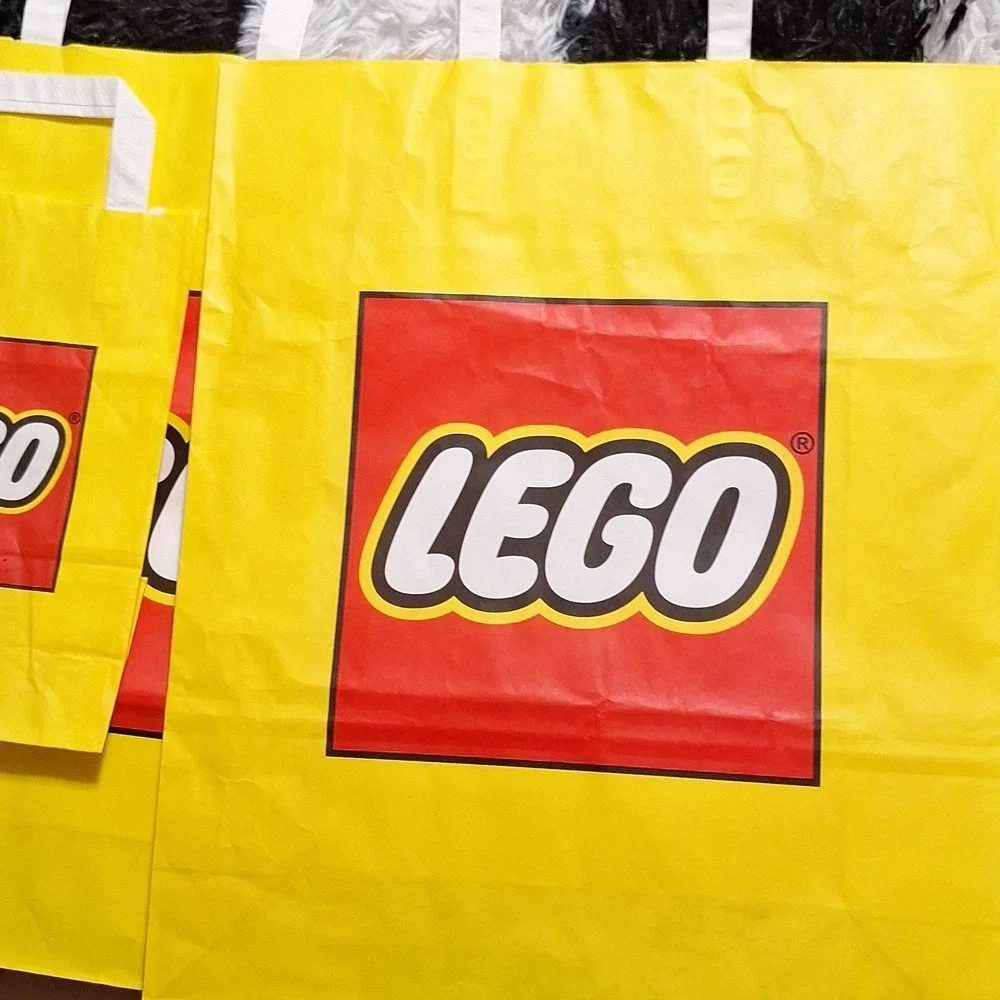 LEGO‎ Bright Yellow Bags with Red Logo